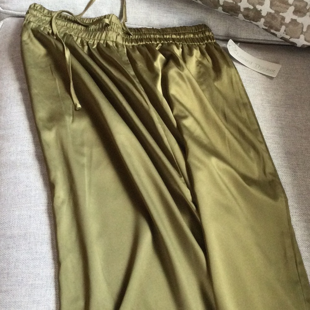 Lizard Thicket Olive Wide Leg Pants